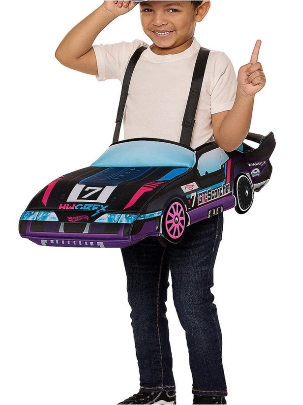 Hot Wheels ride along racer Halloween costume